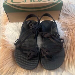 Chaco Black Strappy Sandals